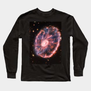 James Webb Space Telescope Deep Field Cartwheel Galaxy Long Sleeve T-Shirt